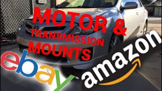 07 - 2013 Toyota Corolla eBay or Amazon motor mounts and transmission mounts