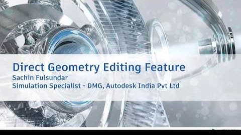 Autodesk Moldflow Direct Geometry Editing Feature