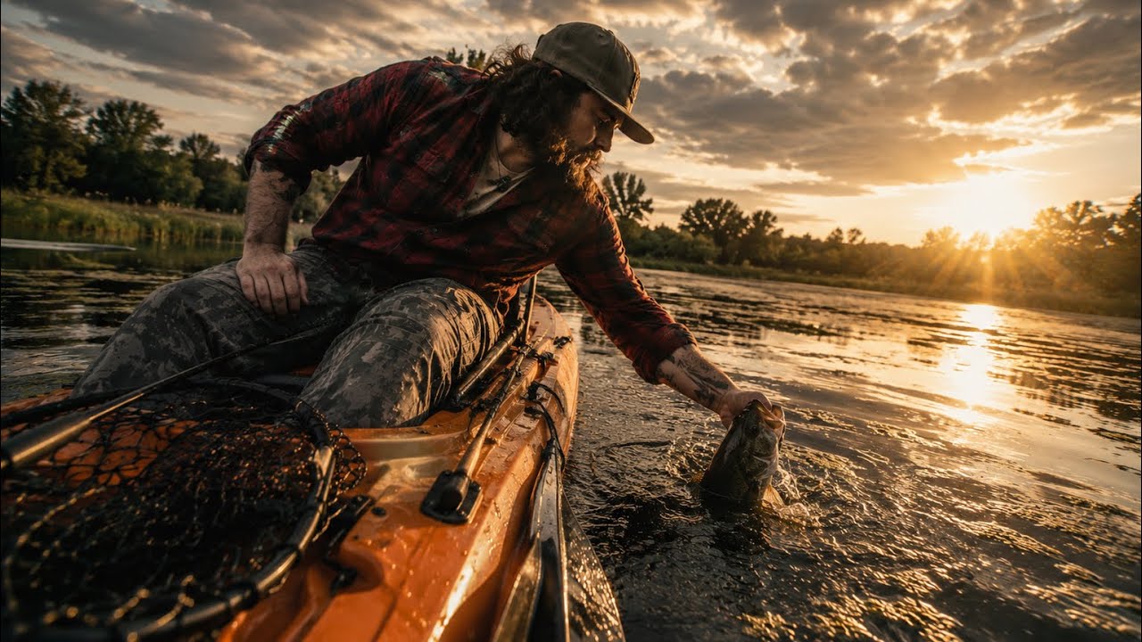 Kayak Fishing Hidden Lakes In Abandoned Hunting Grounds For Big Bass
