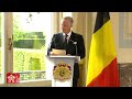 François en Belgique, abus sexuels, propos du Roi Philippe
