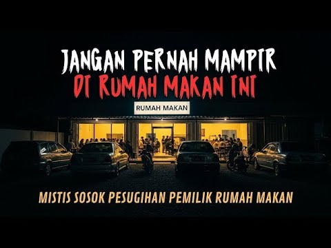 BIKIN MERINDING MAMPIR DI RUMAH MAKAN PINGGIR JALAN! MISTIS SOSOK PESUGIHAN DI RUMAH KALA MALAM