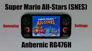 Super Mario All-Stars (SNES) on Anbernic RG476H | Gameplay & Settings | Snes9x EX+ 1.5.58 screenshot 4