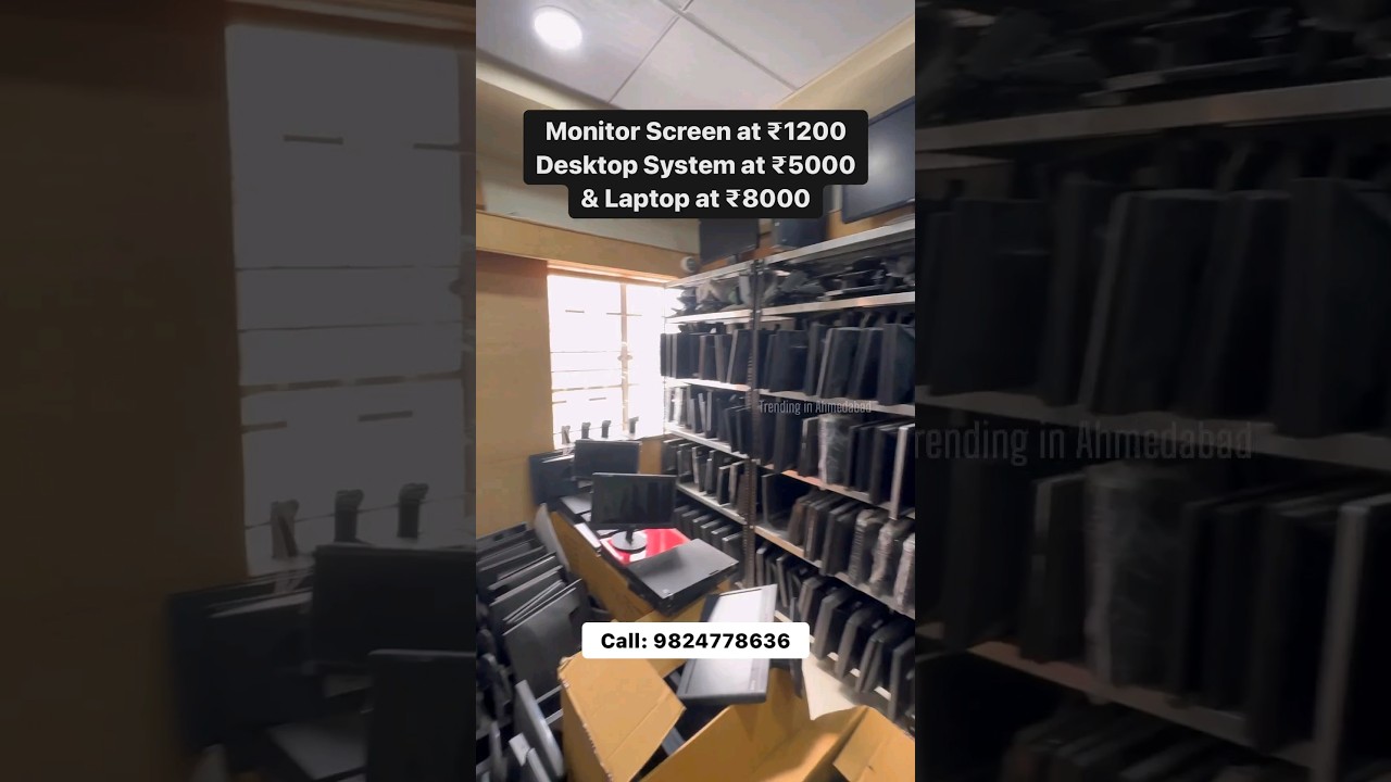 Desktop System at ₹5000 & Laptop at ₹8000 Call: 9824778636🔥 