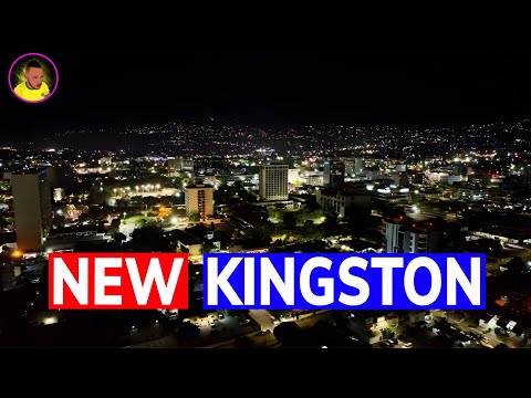 Flying over NEW KINGSTON at NIGHT April 2024