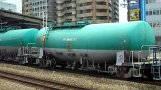 JRF 4074レ 専用貨物(石油返空) [EF64-1014]＆配6795レ[EF65-1091] (新座)
