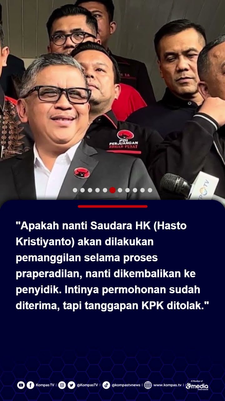 Hasto Minta Pemeriksaannya Ditunda Selama Praperadilan, Ini Jawaban KPK #kpk #pdiperjuangan