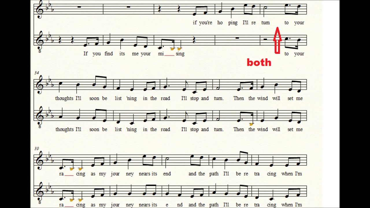 practice homeward bound full song youtube homeward bound mormon tabernacle choir sheet music