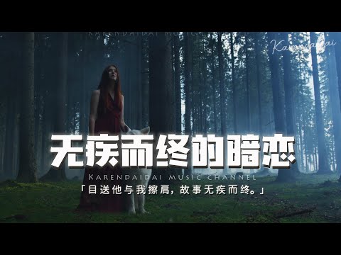陳子晴 - 無疾而終的暗戀「我目送他與我擦肩，故事無疾而終。」【動態歌詞/Pinyin Lyrics】