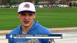 Controversial promposal puts New Berlin teen in hot water