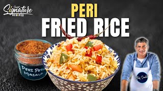 Quick Left-Over Rice I Peri Peri Fried Rice I NANDOS Style Peri Peri Spicy Rice @ChefSaadat