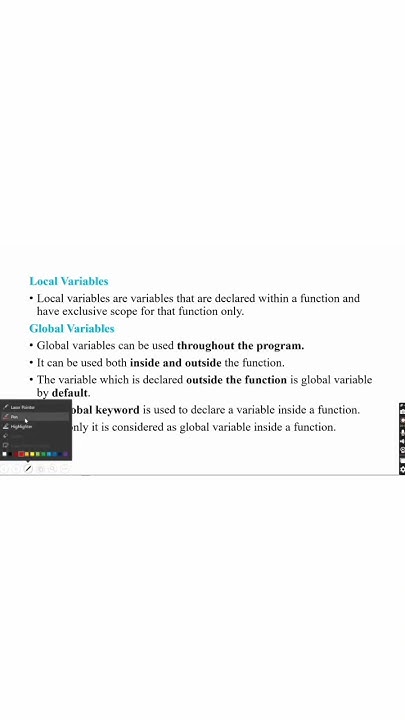 Local variable vs Global variable in Python 🐍. #pythonbasics #Coder ...