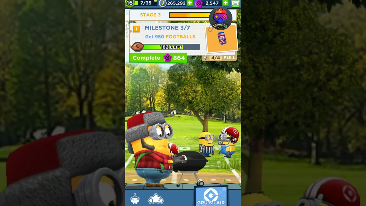 Minion Rush | Funny Fails | Special Mission 10 th ANNIVERSARY Lumberjack Minion |