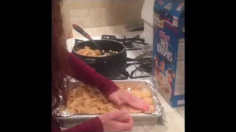 Rice Crispy Treat Cottages