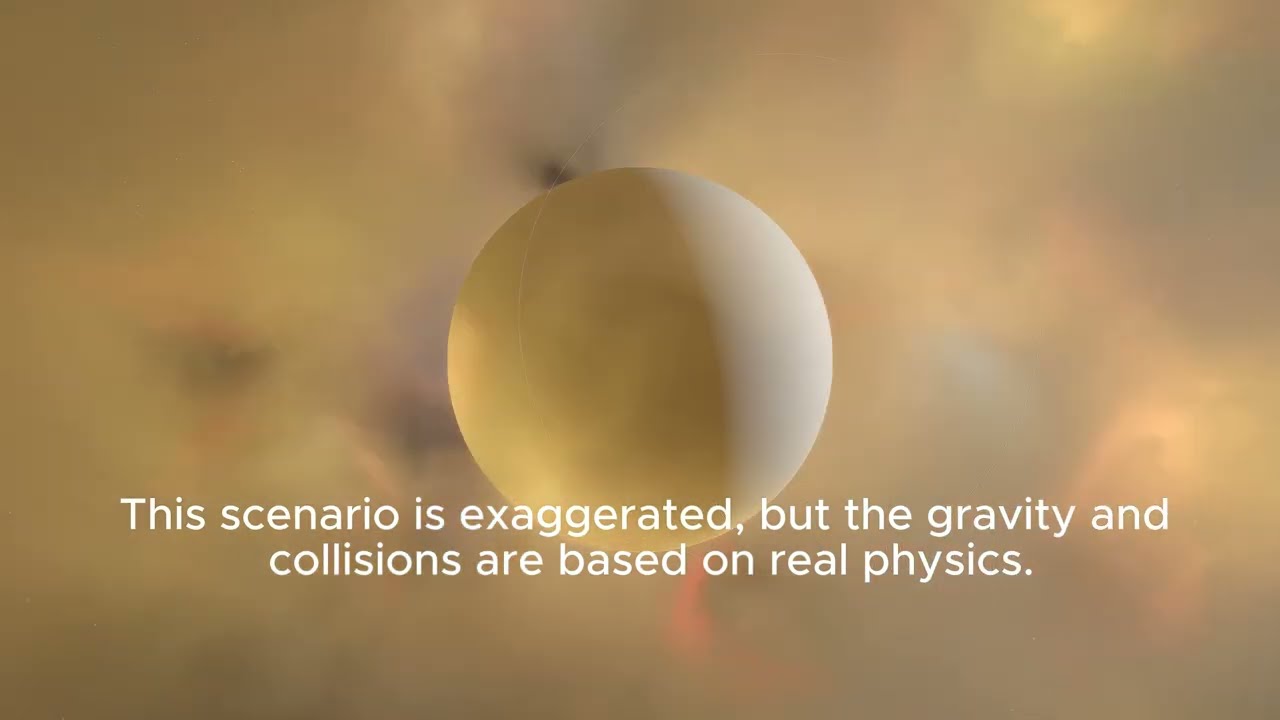 What If the Moon Fell to Earth? | Realistic Gravity Simulation