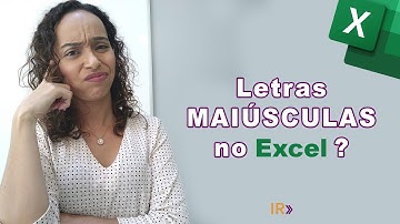 Transformar letras minúsculas em maiúsculas no Excel