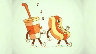 It's Been a Long Long Time | Retro Hotdog and Coke Animated Gif + Music (Cartoon)