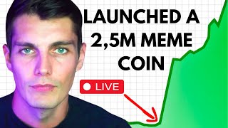 How I Launched a $2.5M Meme Coin & Ended Up Losing $5,000