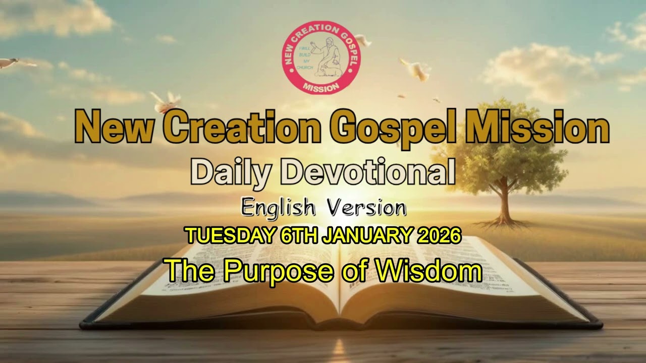 The Purpose of Wisdom: NCGM Daily Devotional