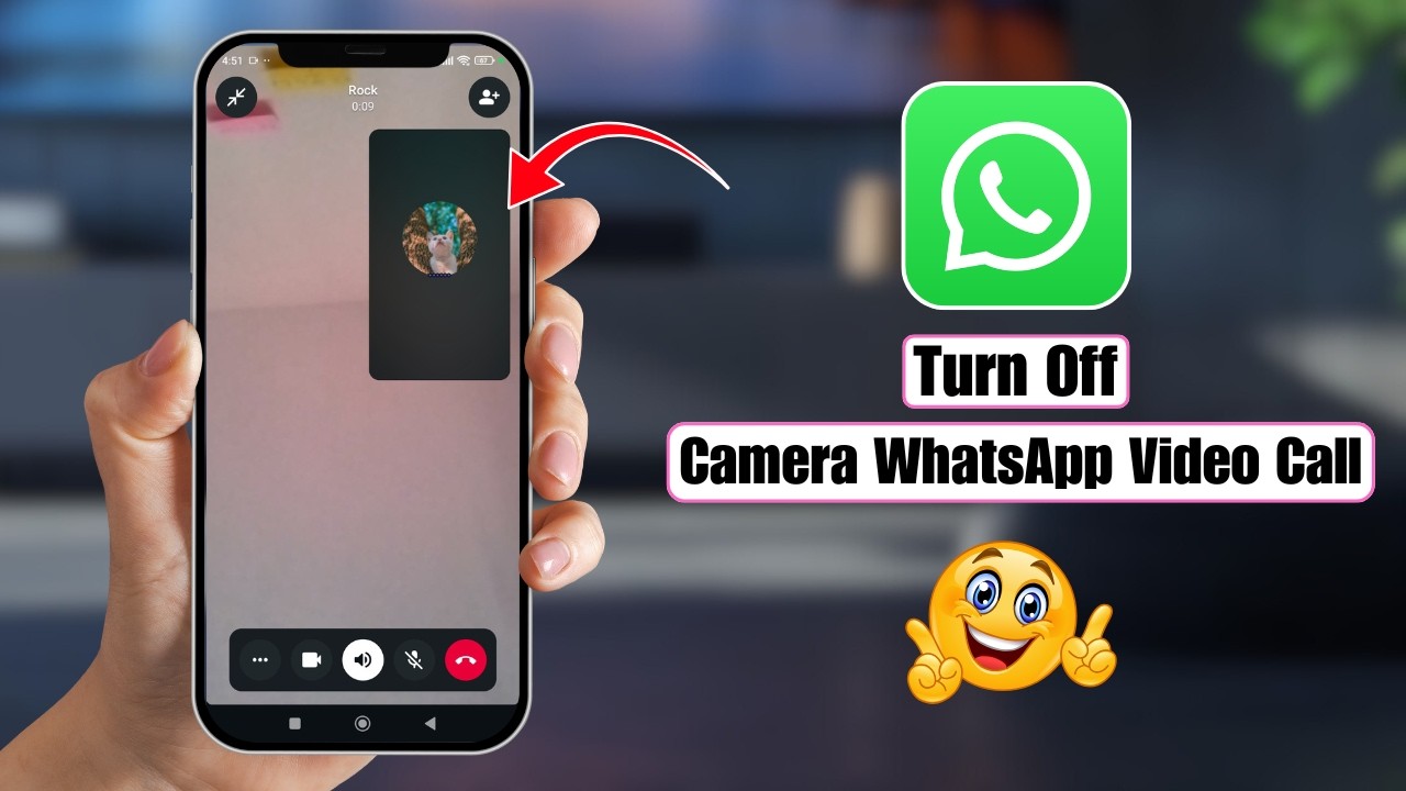 Как отключить камеру во время видеозвонка в WhatsApp