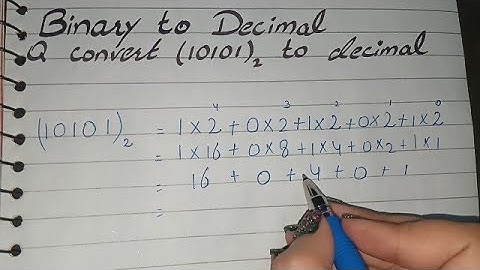 Binary to decimal Conversion in urdu, Binary to decimal Conversion