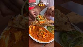 Delicious Shahi Paneer with Butter Naan ? sorts indiancuisine food