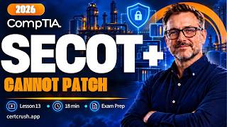 CompTIA SecOT+ Compensating Controls: 4 Constraints, 4 Fixes (Lesson 13)