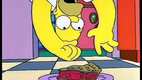 The Simpsons - Mmm...floor pie.