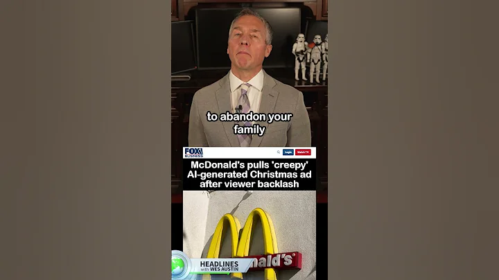 McDonald’s Pulls “Creepy” AI Christmas Ad After Backlash #mcdonalds #christmas