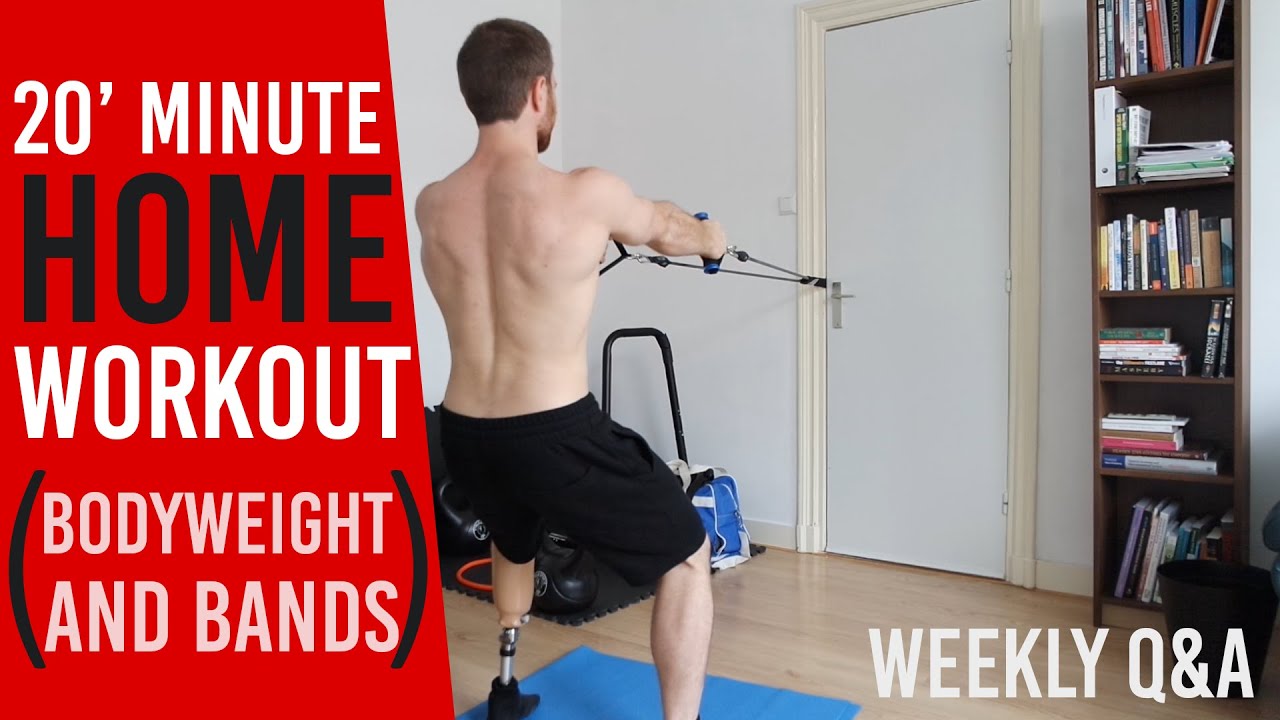 20Minute Home Workout (Build Muscle) YouTube