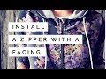 How to Install a Zipper with a Facing | DIBY.Club