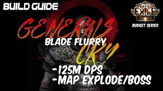 [Path of Exile 3.20] Generals Cry Blade Flurry Build Guide - 125m DPS!
