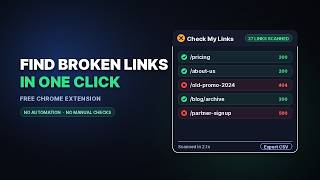 I Tested Every Link on a Page in 10 Seconds (FREE Chrome Extension)