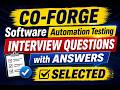 COFORGE Automation Testing Interview Questions with Answers #selenium #playwright #api #java #test