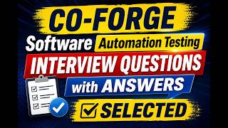 COFORGE Automation Testing Interview Questions with Answers #selenium #playwright #api #java #test