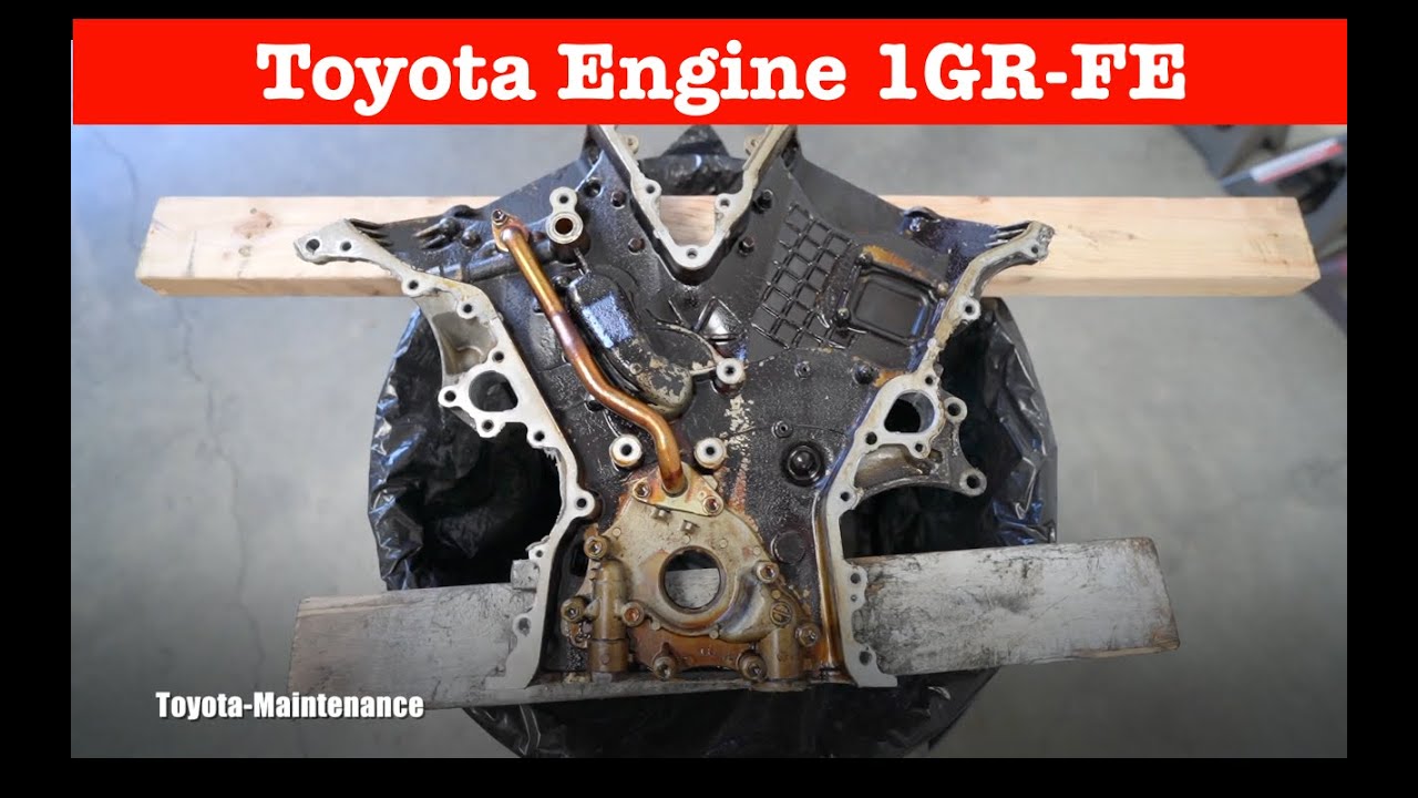 Toyota 1GR-FE Timing Chain Cover re-seal Tips&Tricks - YouTube