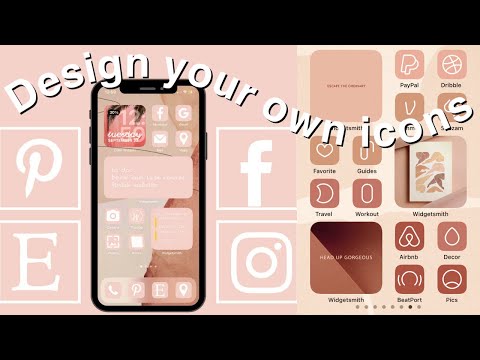 How to Design + Create your OWN Custom App Icons for iPhone *iOS 14* (FREE, QUICK, EASY & AESTHETIC) hqdefault