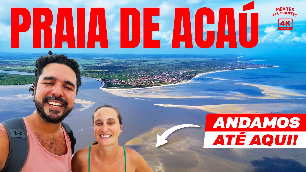 A PRIMEIRA PRAIA DA PARAÍBA: 63 km de João Pessoa | Acaú, PB | Vlog Viagem (4k)