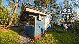 Mein kleines Haus im Wald - 360° Drohnen Rundgang