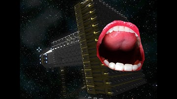 Space Engineers Timelapse: Eating an asteroid