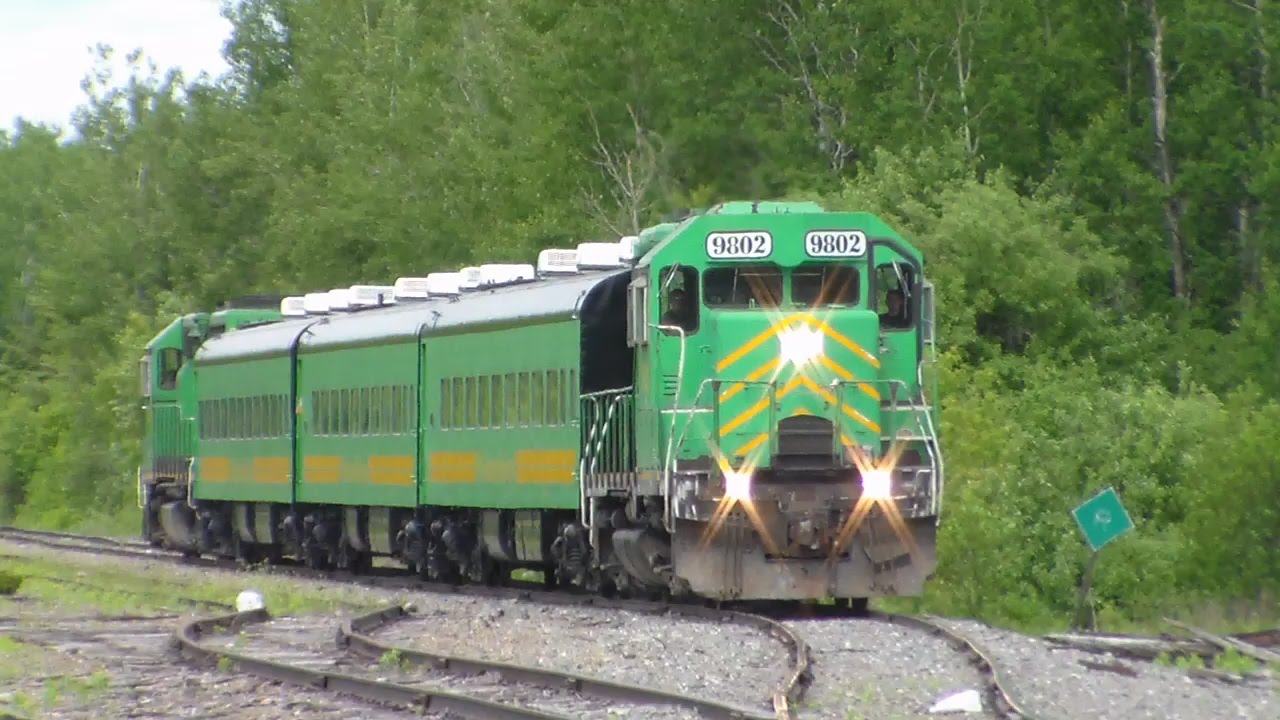 Maine Northern Railway Excursion Train [Part 1] June 5th, 2015 YouTube