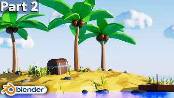 Low Poly Island 🏝️ Part 2 (Beginner Blender Tutorial)