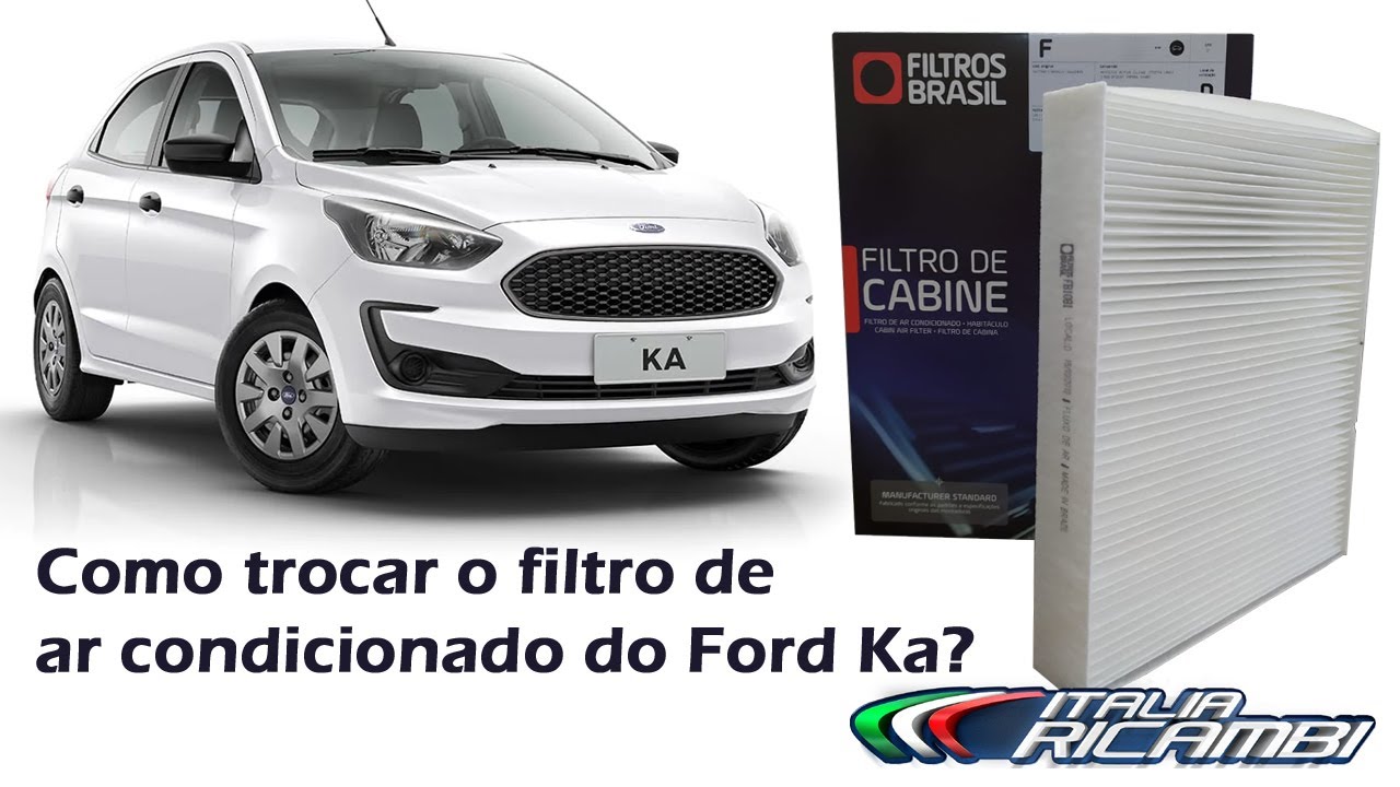 Como trocar o filtro de ar condicionado do Ford Ka - Tutorial - YouTube