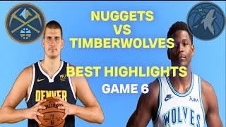 Nuggets vs Timberwolves Game 6 BEST HIGHLIGHTS!! May 16, 2024 #nba #basketball #nbahighlights