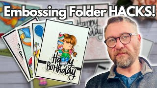 SECRET to Making Embossing Folder Designs POP!