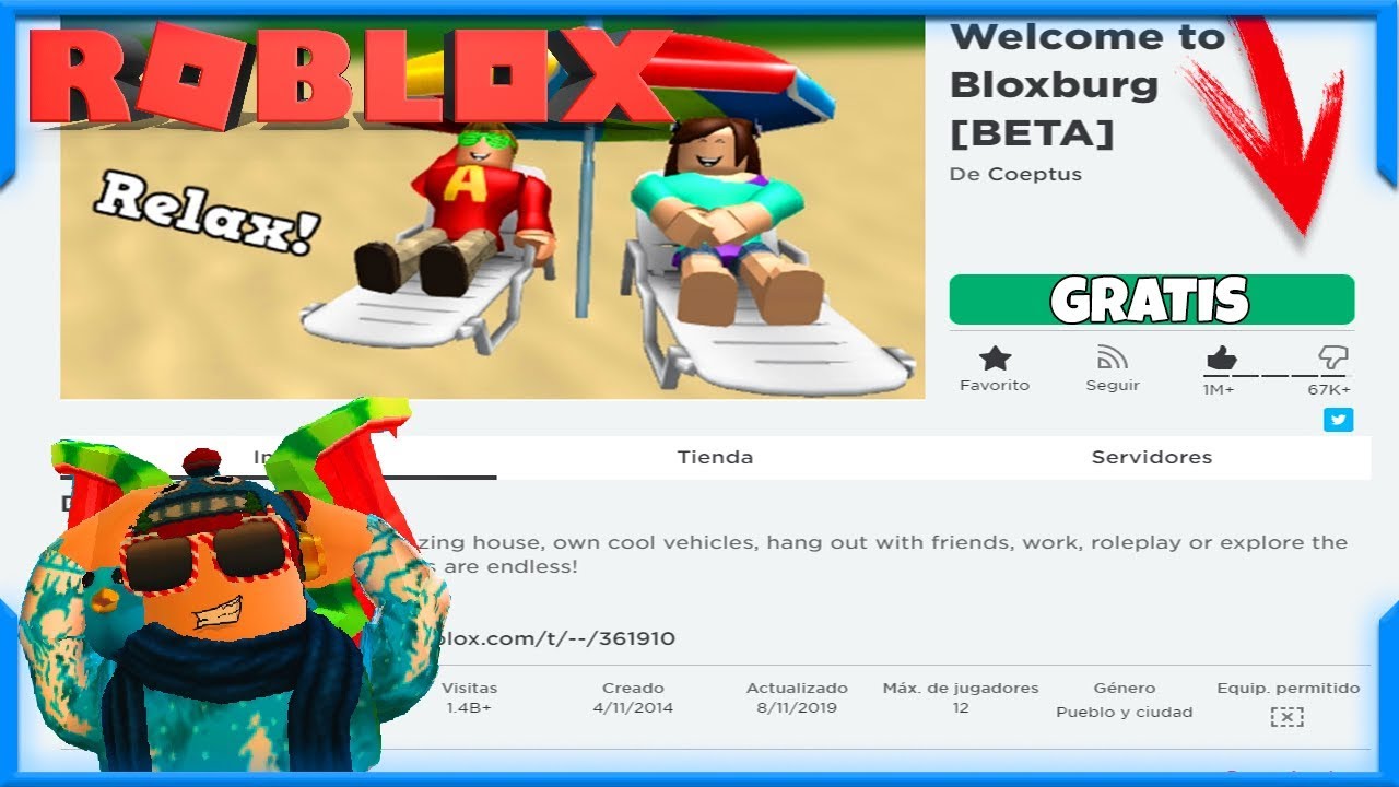 COMO CONSEGUIR WELCOME TO BLOXBURG GRATIS 🌟 ROBLOX FUNCIONANDO 2019 