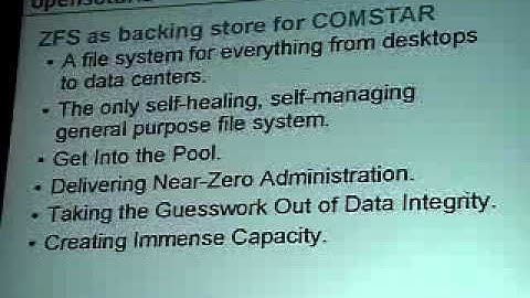 OpenSolaris Storage - technologies you can use today