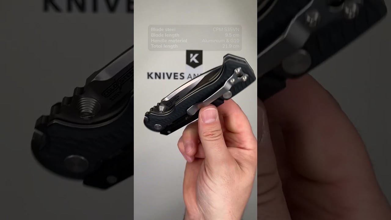 Cold Steel AD-15 Black 58SQB pocket knife, Andrew Demko design