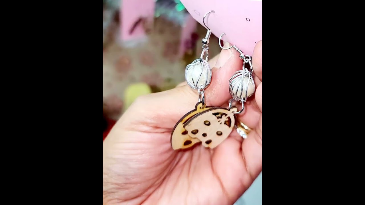 Moon Goddess Taino gerogriph earrings. Available at BorinkenDesign.