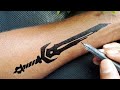Sword Tattoo design || Unique Tattoo Drawing Idea || Beginner Step by Step Drawing Tutorial