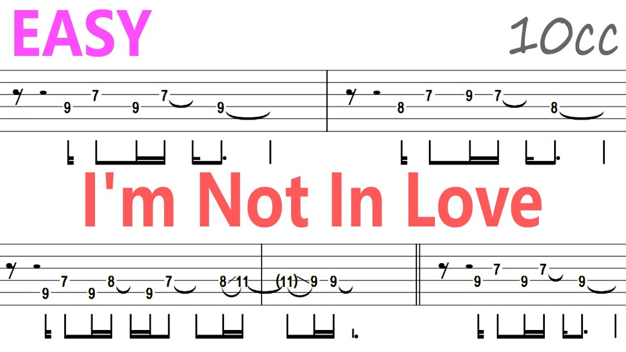 10cc I m Not In Love Guitar Solo Tab BackingTrack YouTube 10cc i m not in love guitar solo tab backingtrack youtube